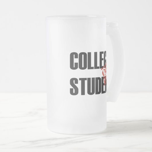 OFF TATY COLLEGE STUDENT MATGLAS BIERPUL (Voorkant rechts)