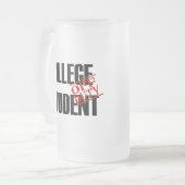 OFF TATY COLLEGE STUDENT MATGLAS BIERPUL (Voorkant links)