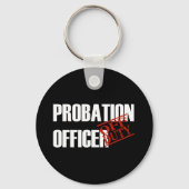 OFF TATY PROBATION OFFICR DARK SLEUTELHANGER (Voorkant)