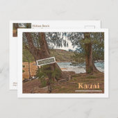 "OFF-THE-BEATEN PAD MOLOAA BEACH" BRIEFKAART (Voorkant / Achterkant)