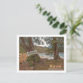 "OFF-THE-BEATEN PAD MOLOAA BEACH" BRIEFKAART (Staand voorkant)