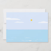 Off The Boat Swim Party Kaart (Achterkant)