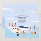 Off The Boat Swim Party Kaart (Voorkant / Achterkant)