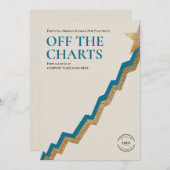 Off the charts Succesvol Nieuwjaar Feestdagenkaart (Voorkant / Achterkant)