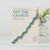 Off the charts Succesvol Nieuwjaar Feestdagenkaart (Staand voorkant)