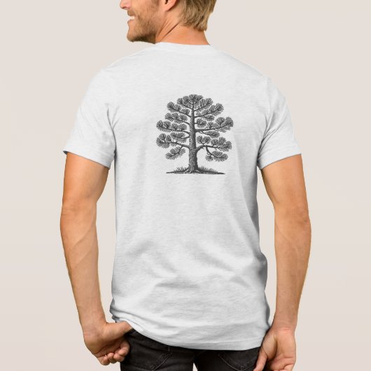 Off the Grid  Tri-Blend Shirt (Achterkant)