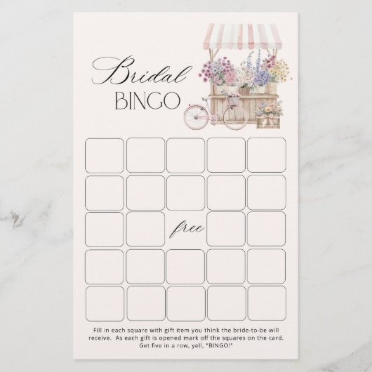 Off The Market bridal bingo Provence game (Voorkant)