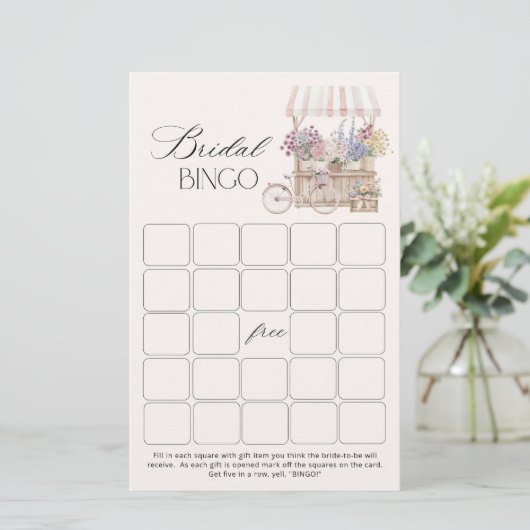 Off The Market bridal bingo Provence game (Staand voorkant)