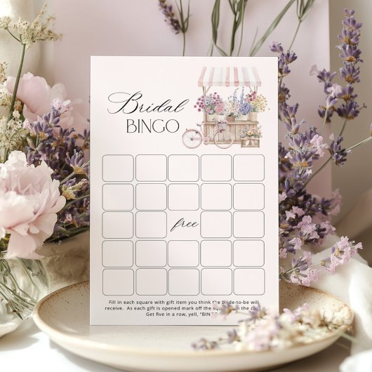 Off The Market bridal bingo Provence game