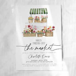 Off the Market Bridal Shower Invitation farmer Kaart