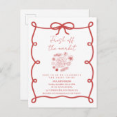 Off The Market Bridal Shower Invitation Template Uitnodiging Briefkaart (Voorkant / Achterkant)