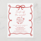 Off The Market Bridal Shower Invitation Template Uitnodiging Briefkaart (Voorkant)