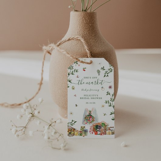 Off The Market | Bruiloftsborrel op de Boerenmarkt Cadeaulabel