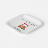 Off the Market Bruiloftsshowerscript op maat Papieren Bordje (Gebogen)