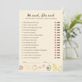 Off The Market Downloadbaar Hij zei dat ze Kaart z (Staand voorkant)