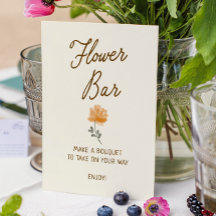 Off The Market Hand Getekende Bruiloftsshower Bloe