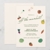 Off the Market Housewarming Party Invitation Kaart (Voorkant / Achterkant)