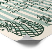 Off The Market met de hand getekende bruidsdouche  Poster (Hoek)