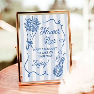 Off The Market met de hand getekende bruidsshower  Poster