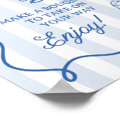 Off The Market met de hand getekende bruidsshower  Poster (Hoek)