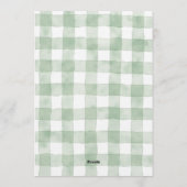 Off the Market Modern Calligraphy Bridal Shower Kaart (Achterkant)