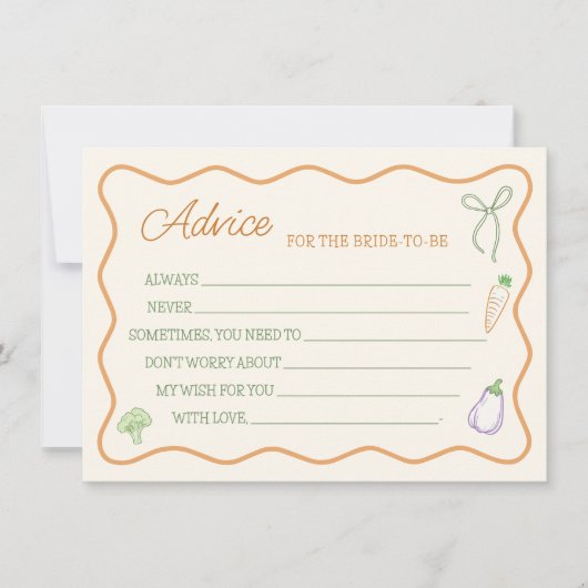 Off-the-market Vrijgezellenfeest advies Kaart (Voorkant)