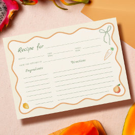 Off the Market Vrijgezellenfeest Recept Kaart