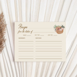 Off The Market Whimsical Bruidsfeest Recept Informatiekaartje