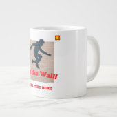 "Off The Wall" mok met aanpasbare naam (Voorkant rechts)