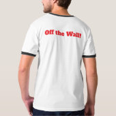 "Off The Wall" T-shirt met aanpasbare naam (Achterkant volledig)