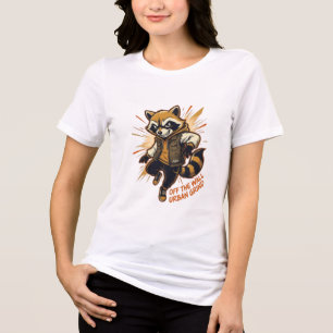 Off The Wall Urban Grind Wasbeer Grafische T-Shirt