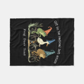 Off to be radical left scum frog duck toad meme fleece deken (Voorkant (Horizontaal))