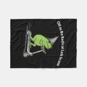 Off to be radical left scum funny frog meme fleece deken (Voorkant (Horizontaal))