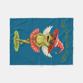 Off To Break Hearts Funny Frog Valentines Women Gi Fleece Deken (Voorkant (Horizontaal))