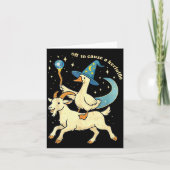 Off To Cause A Kerfuffle Funny Chaotic Weird Anima Kaart (Voorkant)