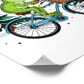 Off To Cause A Kerfuffle Funny Frog Santa Christma Poster (Hoek)