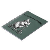 Off To Cause A Kerfuffle Funny Groundhog Scooter  Notitieboek (Linkerzijde)