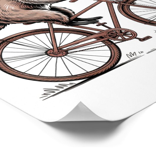 Off To Cause A Kerfuffle Funny Raccoon Meme Men Wo Poster (Hoek)