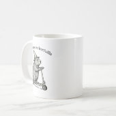 Off To Cause A Kerfuffle Weirore Sayings Funny Mem Koffiemok (Voorkant links)