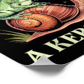 Off To Cause A Kerfuffle Whimsical Wizard Frog Mem Poster (Hoek)