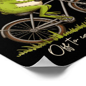 Off To Commit Mom Foolery Funny Frog Meme  Poster (Hoek)