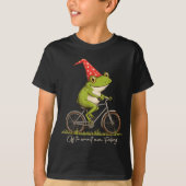 Off To Commit Mom Foolery Funny Frog Meme  T-shirt (Voorkant)