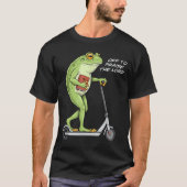 Off To Praise D Lord Funny Frog Christian Meme T-shirt (Voorkant)