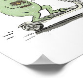 Off To Praise The Lord, Funny Christian  Poster (Hoek)