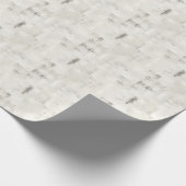 Off White Abstracte Verf  Cadeaupapier (Hoek)