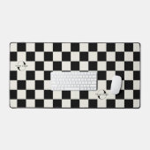 Off white Business logo Bedrijfsmerk Checkers Bureaumat (Keyboard & Muis)