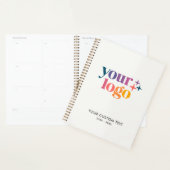Off White Custom Business Logo Planner (Display)