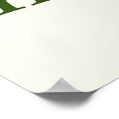 Off-White Green Brown Farmhouse Style Poster (Hoek)