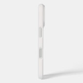 Off White Grey Initialen Monogram Eenvoudig Minima Case-Mate iPhone Case (Achterkant / Rechts)