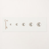 off white Pearls Yogamat (Achterkant (horizontaal))